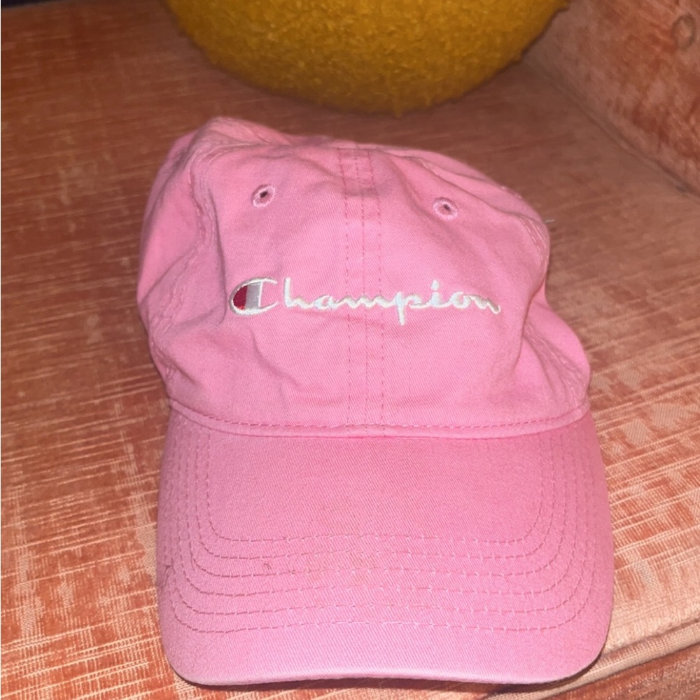 Pink champion hat